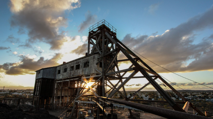 Junction Mine headframe, Broken Hill, New South Wales, Australia