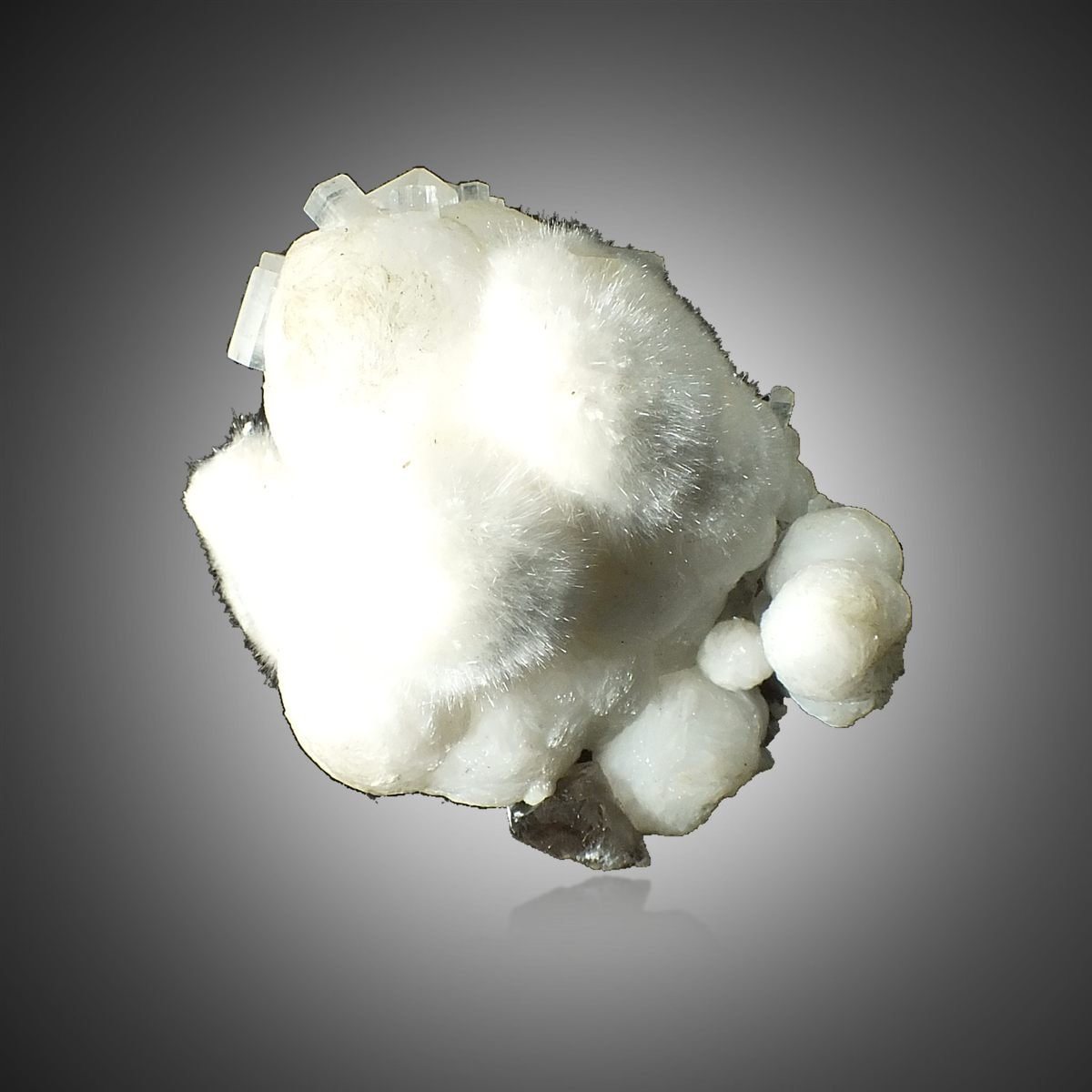 Okenite with Gyrolite & Apophyllite