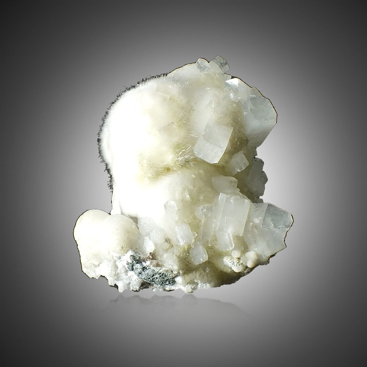 Okenite with Gyrolite & Apophyllite photo 2