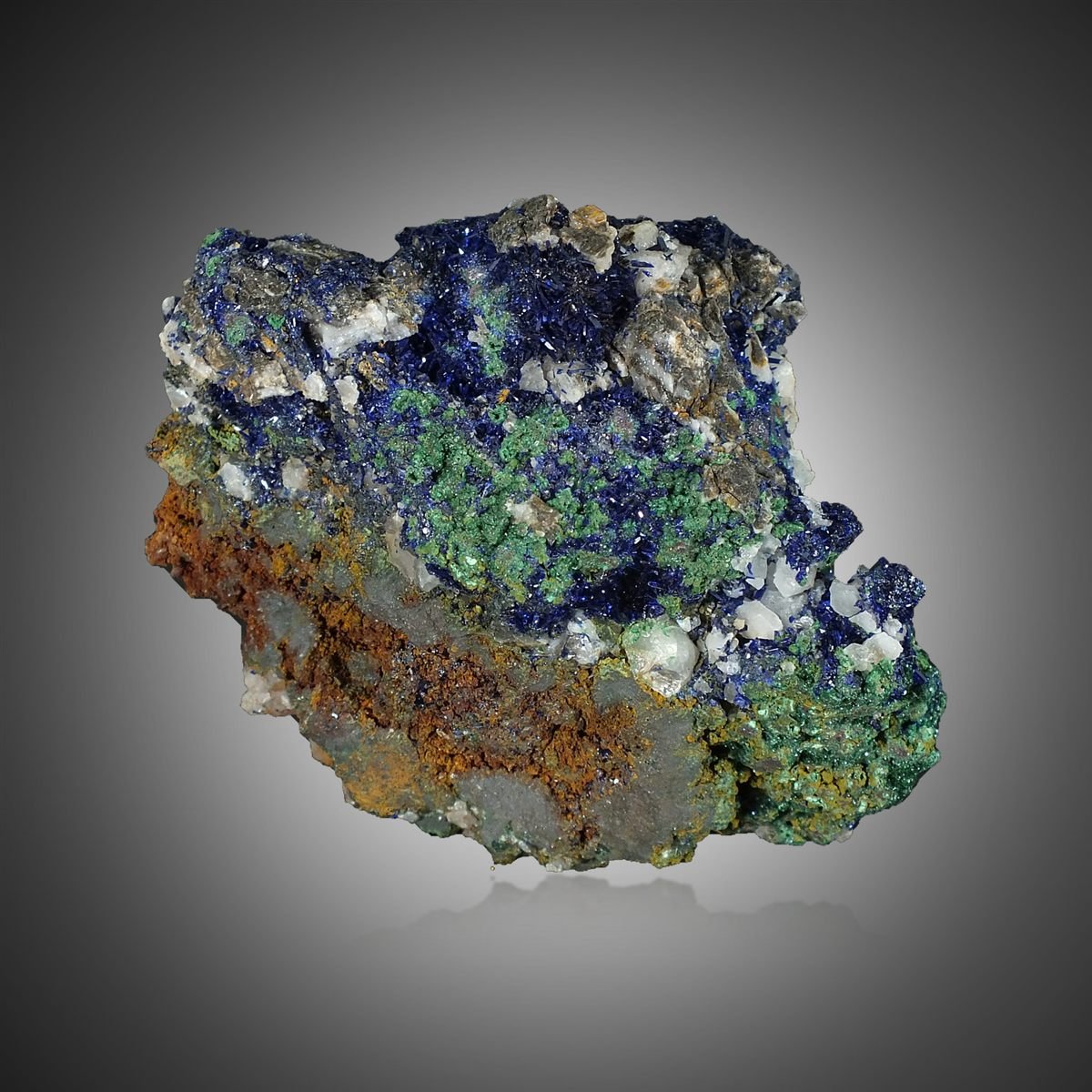 Azurite with Malachite photo 5
