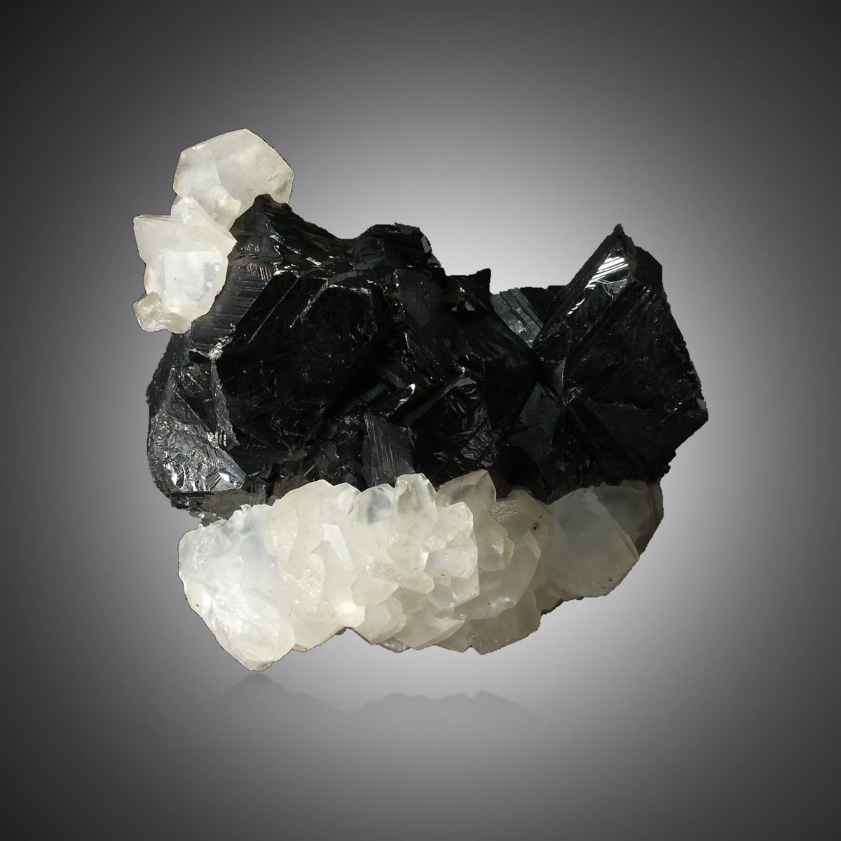 Sphalerite with Calcite photo 3