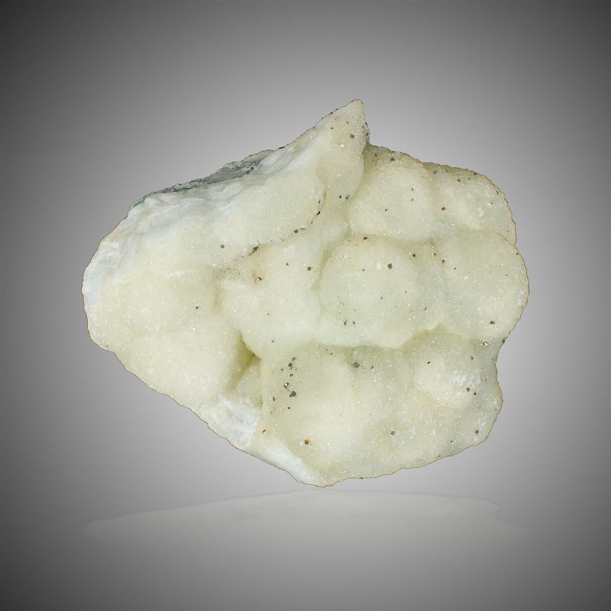 Prehnite with Pyrite & Calcite