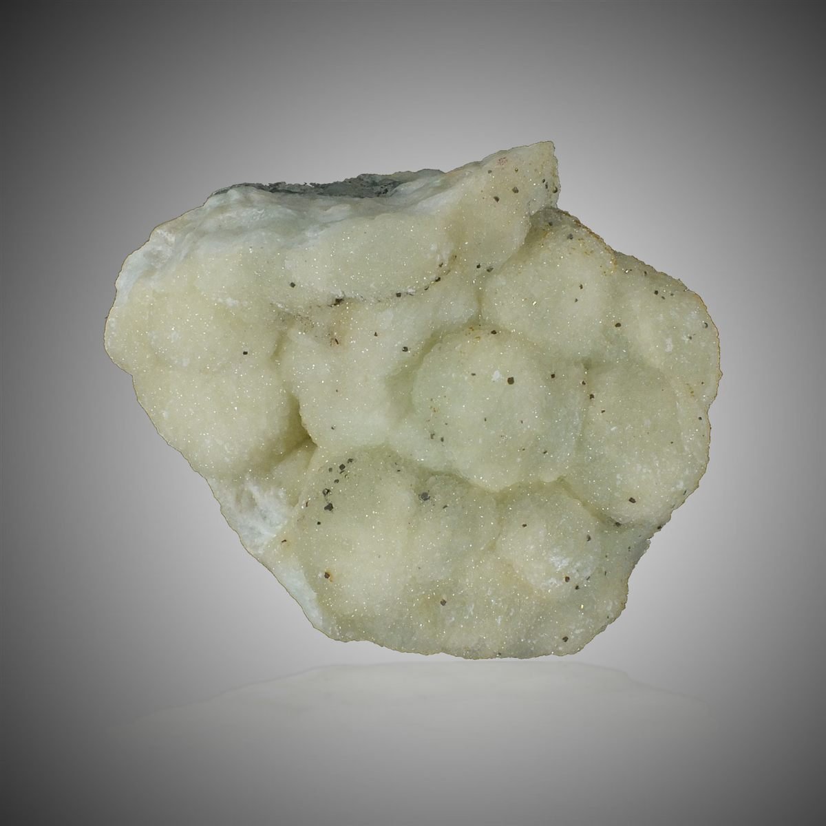 Prehnite with Pyrite & Calcite photo 4
