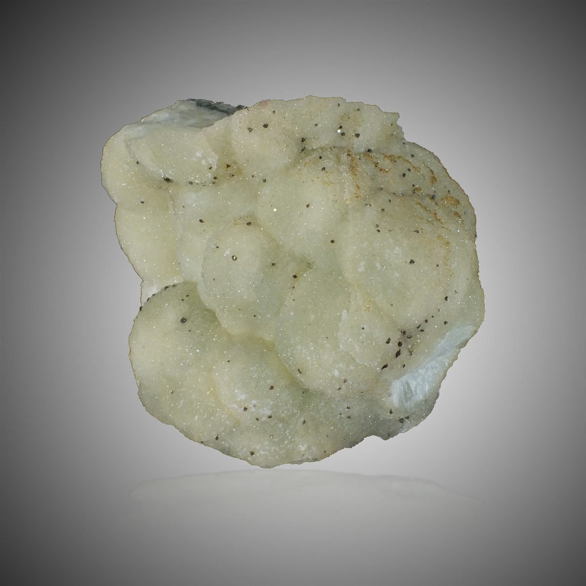 Prehnite with Pyrite & Calcite photo 5