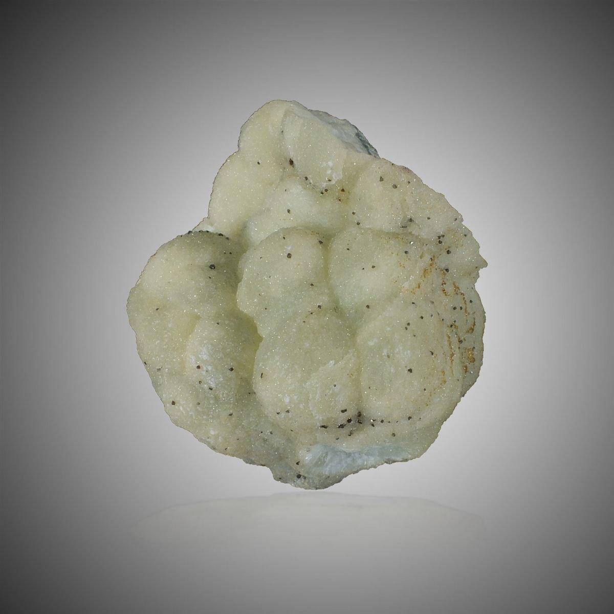 Prehnite with Pyrite & Calcite photo 6