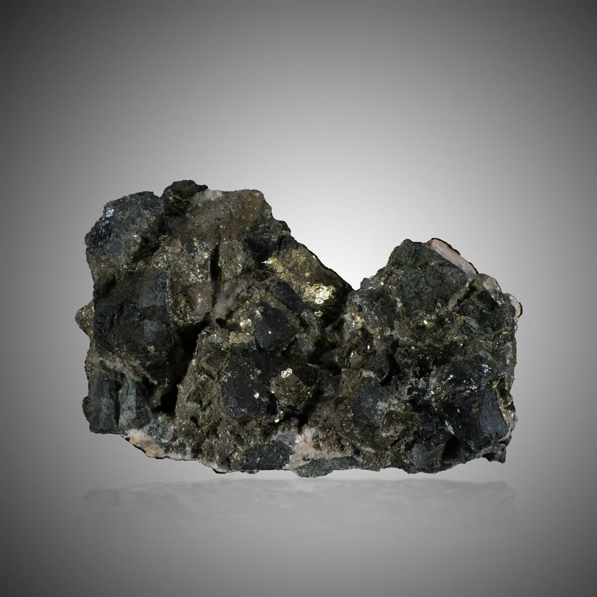 Diopside with Pyrite