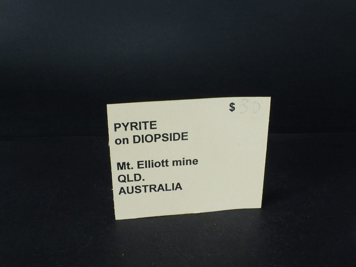 Diopside with Pyrite photo 2