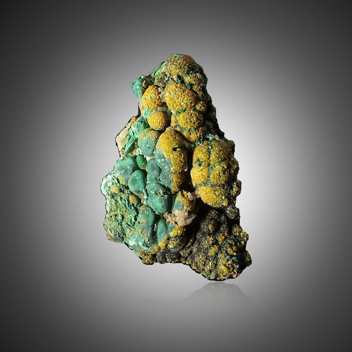 Pyromorphite with Malachite photo 2