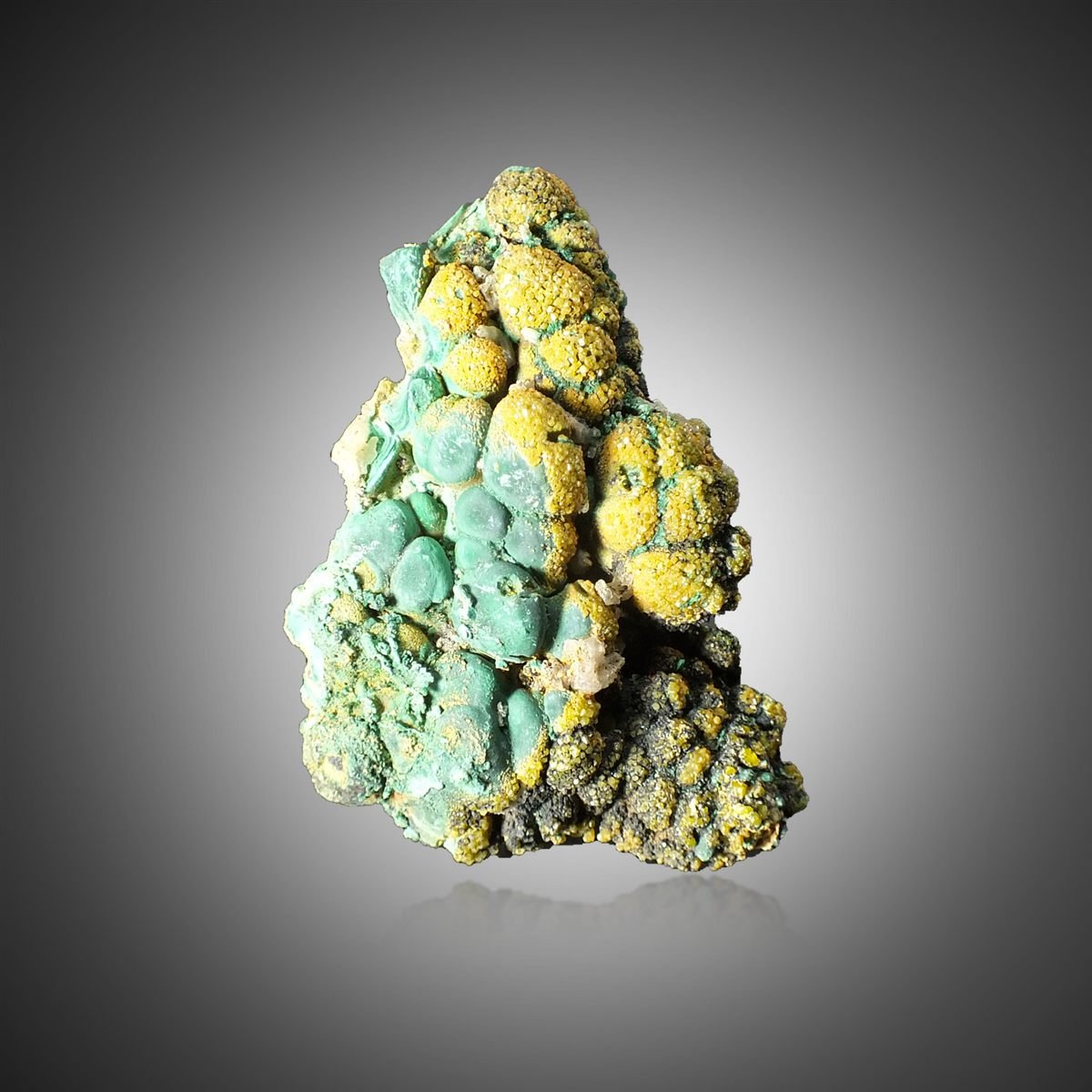 Pyromorphite with Malachite photo 3