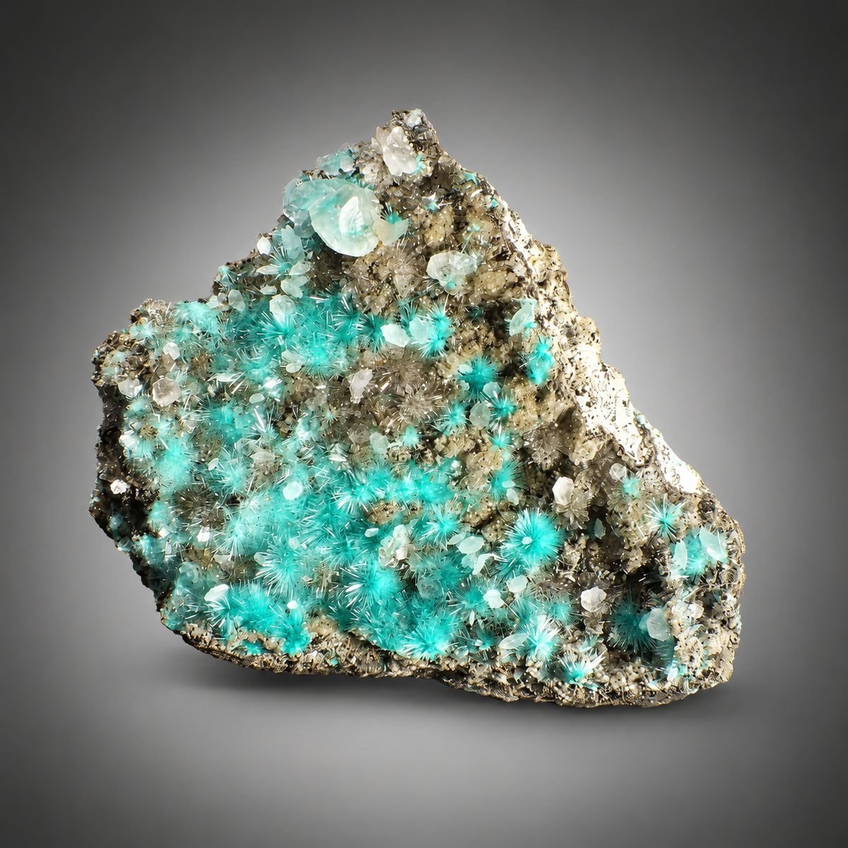 Aurichalcite with Calcite photo 2