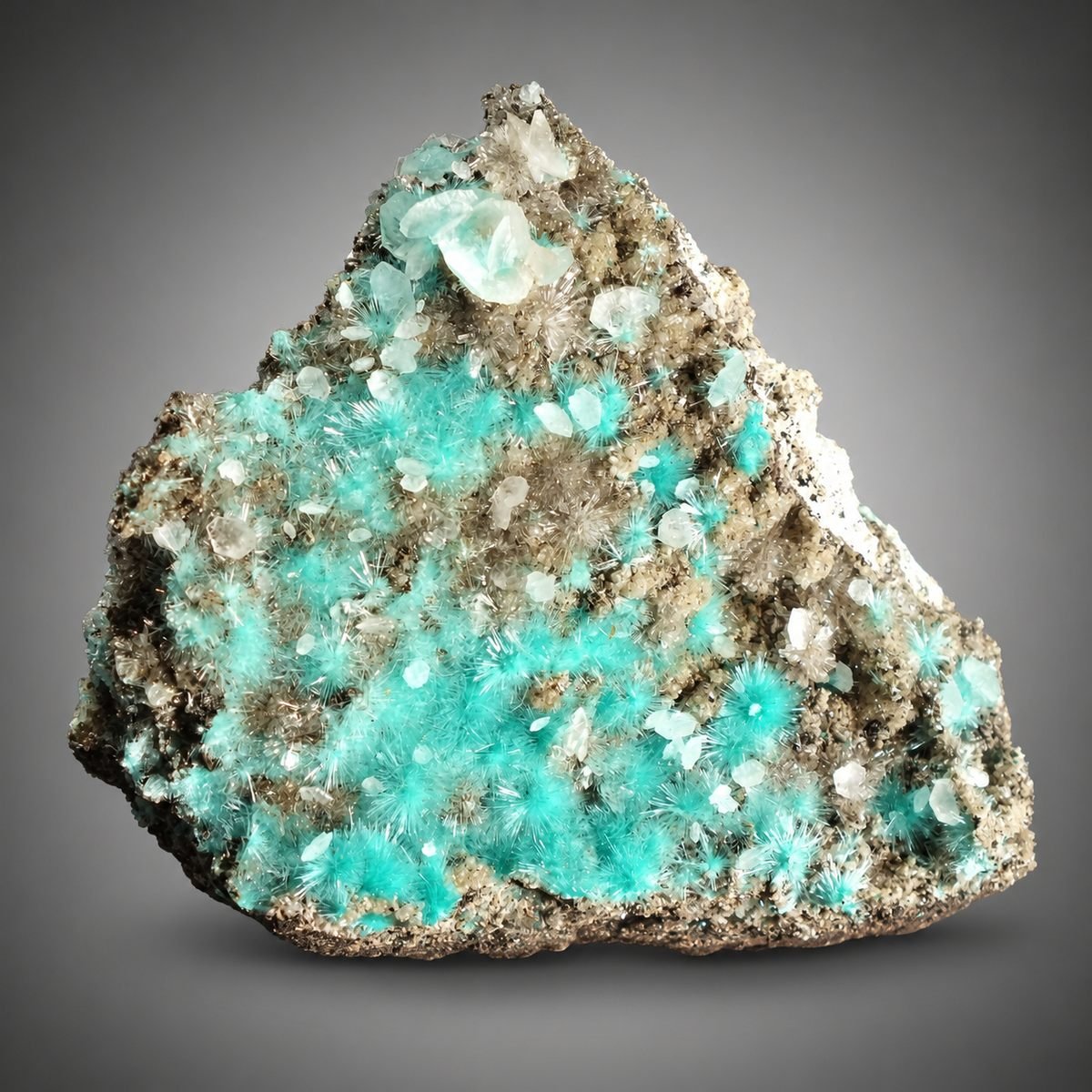 Aurichalcite with Calcite photo 3