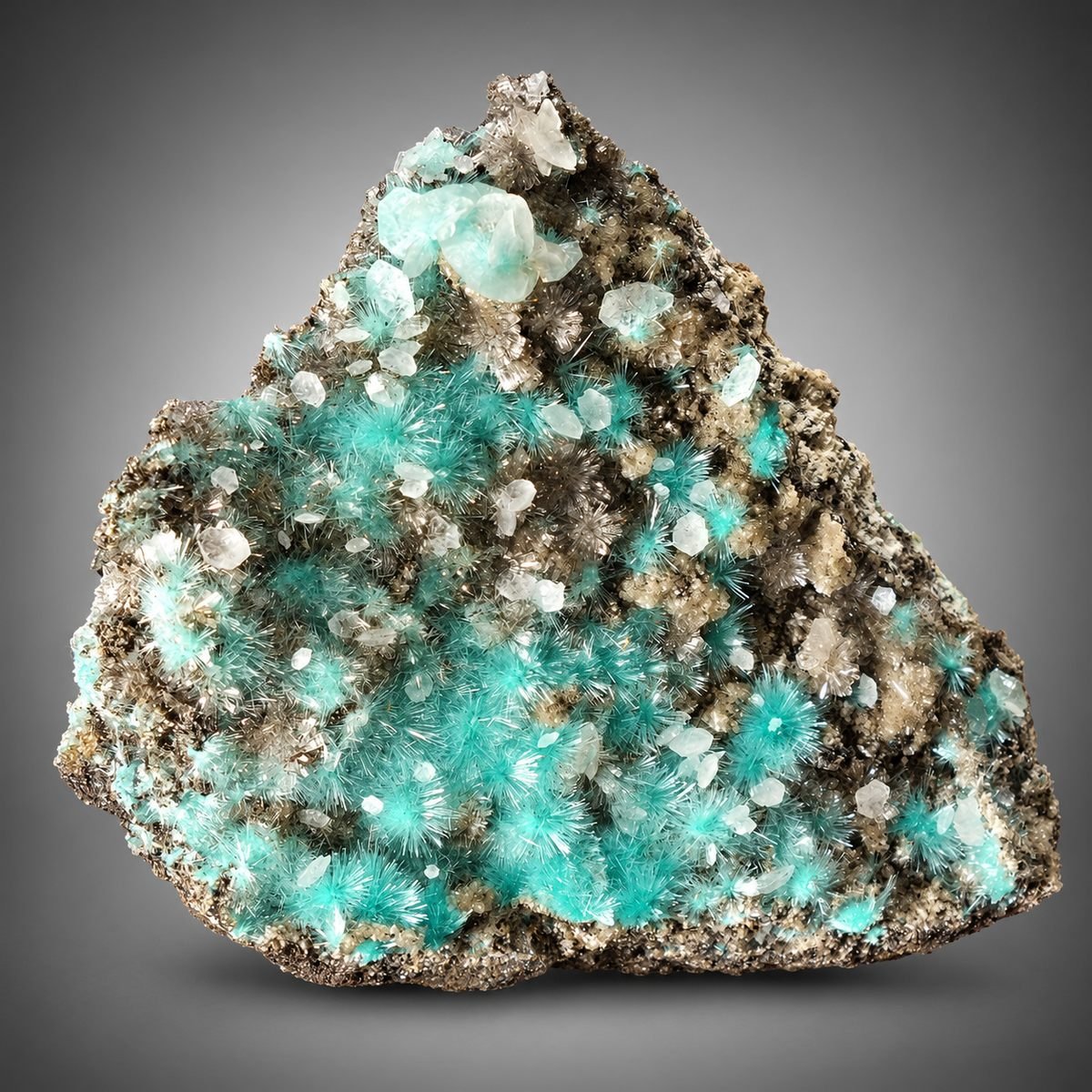 Aurichalcite with Calcite photo 4