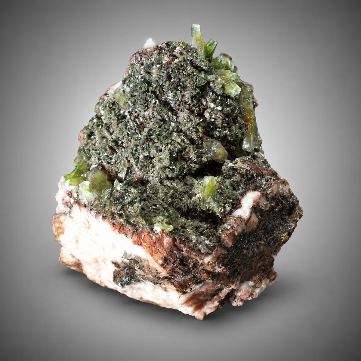 Cobaltaustinite with Calcite, Dolomite photo 3