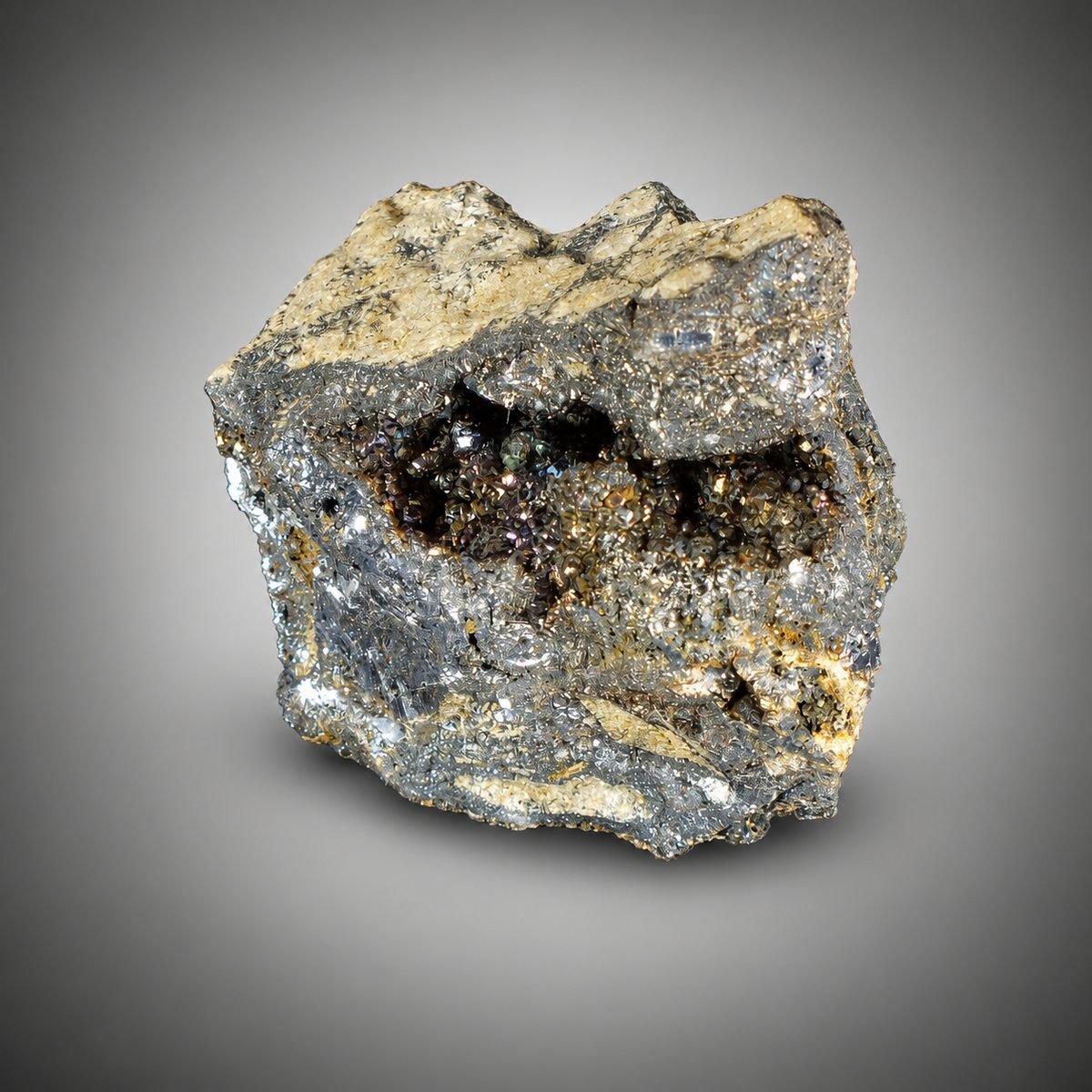 Pyrargyrite with Galena photo 3