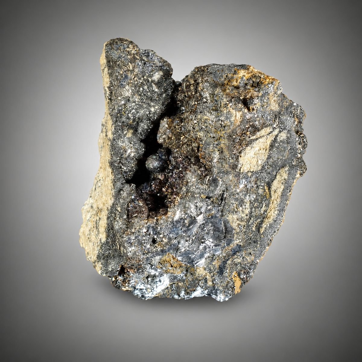 Pyrargyrite with Galena photo 5