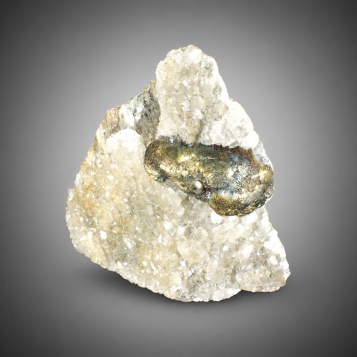 Pyrite with Calcite photo 7