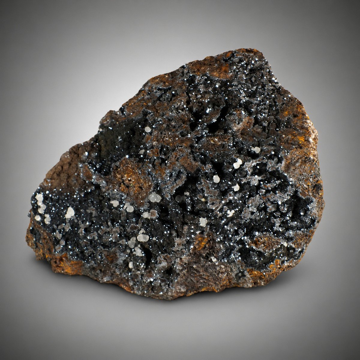 Chalcophanite with Smithsonite