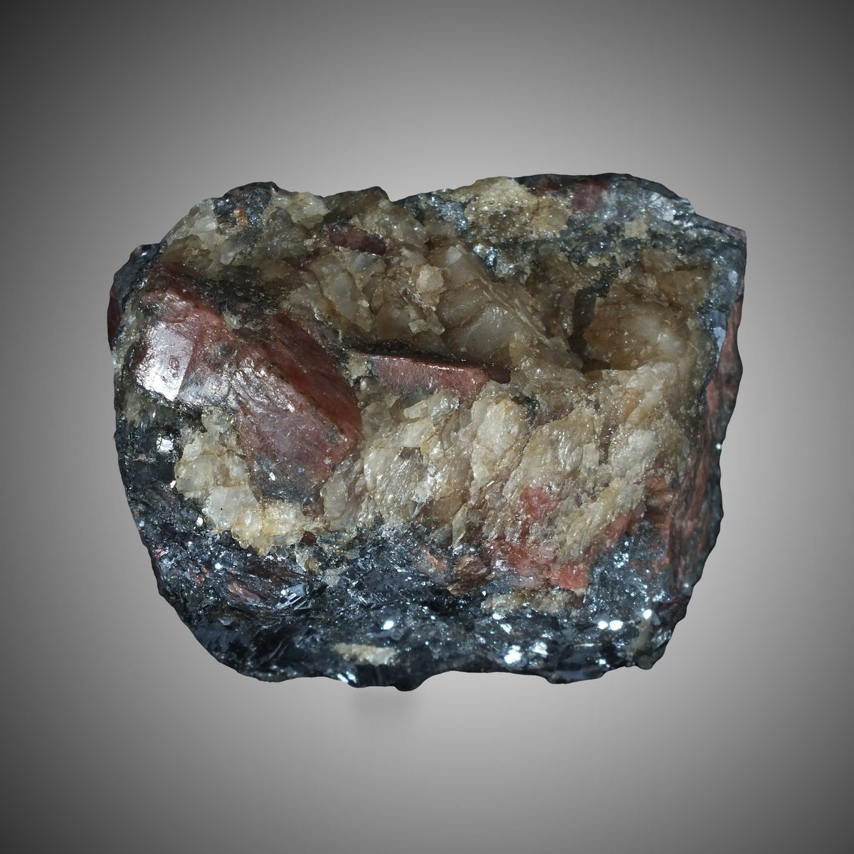 Rhodonite with Galena & Fluorite photo 8