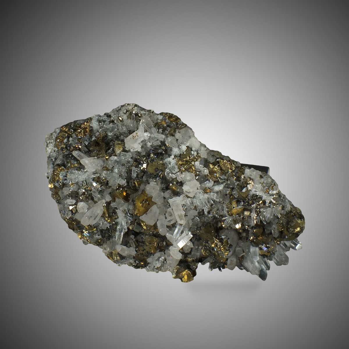 Chalcopyrite with Quartz & Pyrite