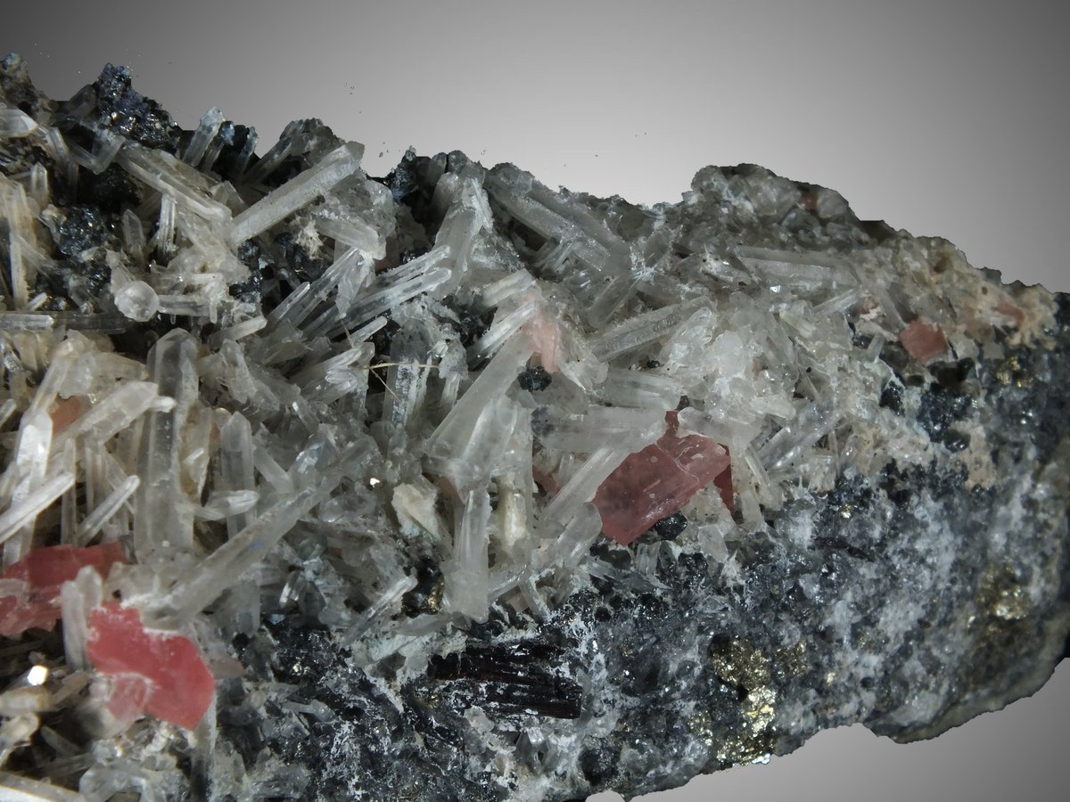 Rhodochrosite with Quartz & Hübnerite photo 5