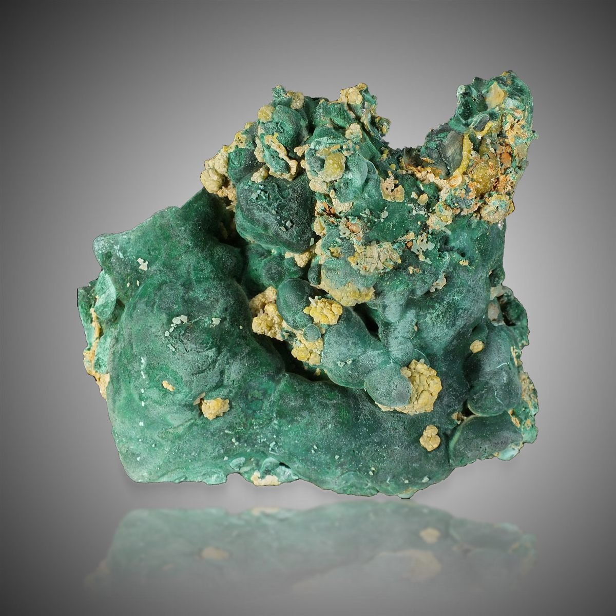 Pyromorphite with Malachite