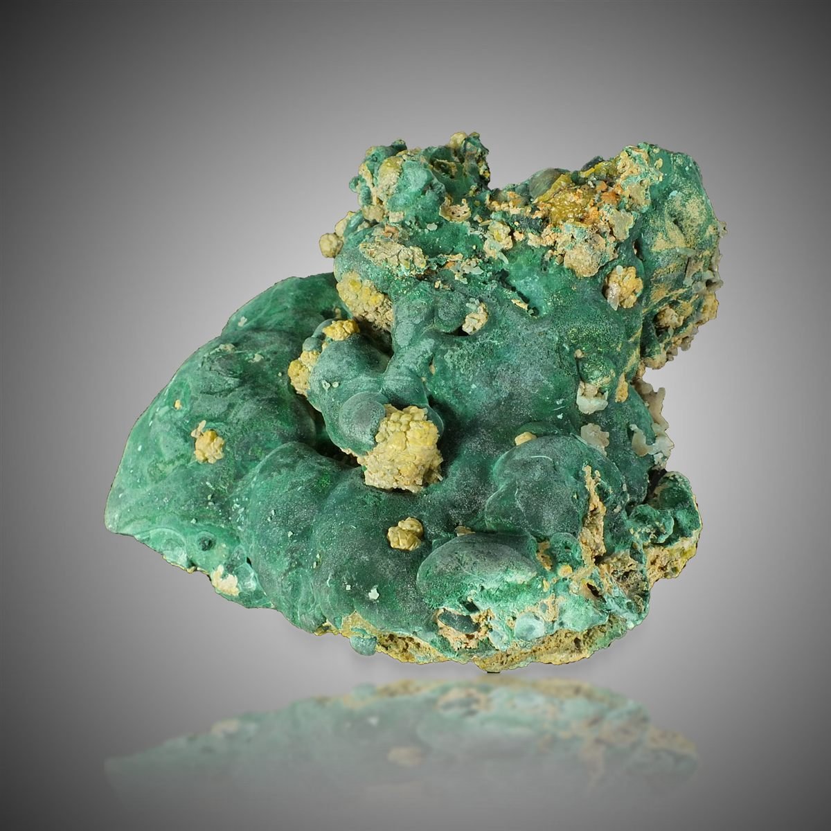 Pyromorphite with Malachite photo 2