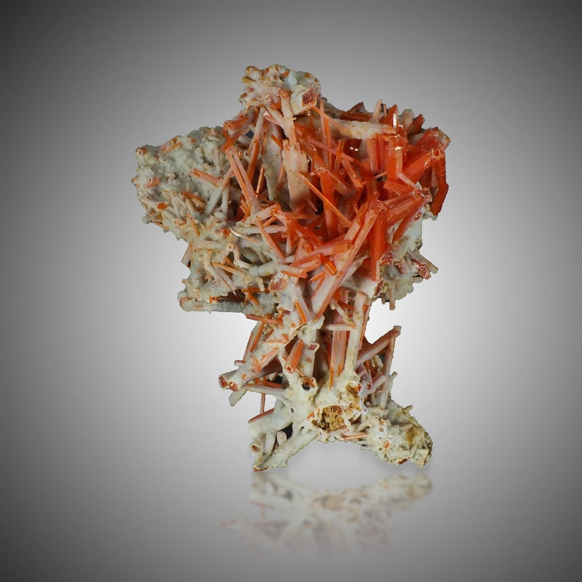 Crocoite with Gibbsite photo 3