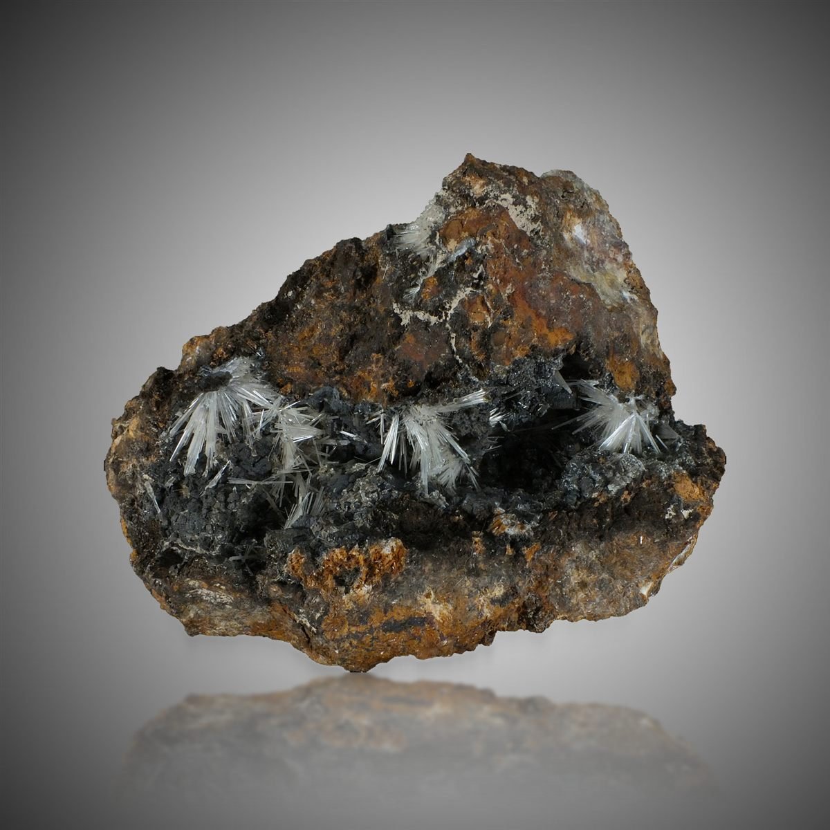 Scholzite with Cryptomelane