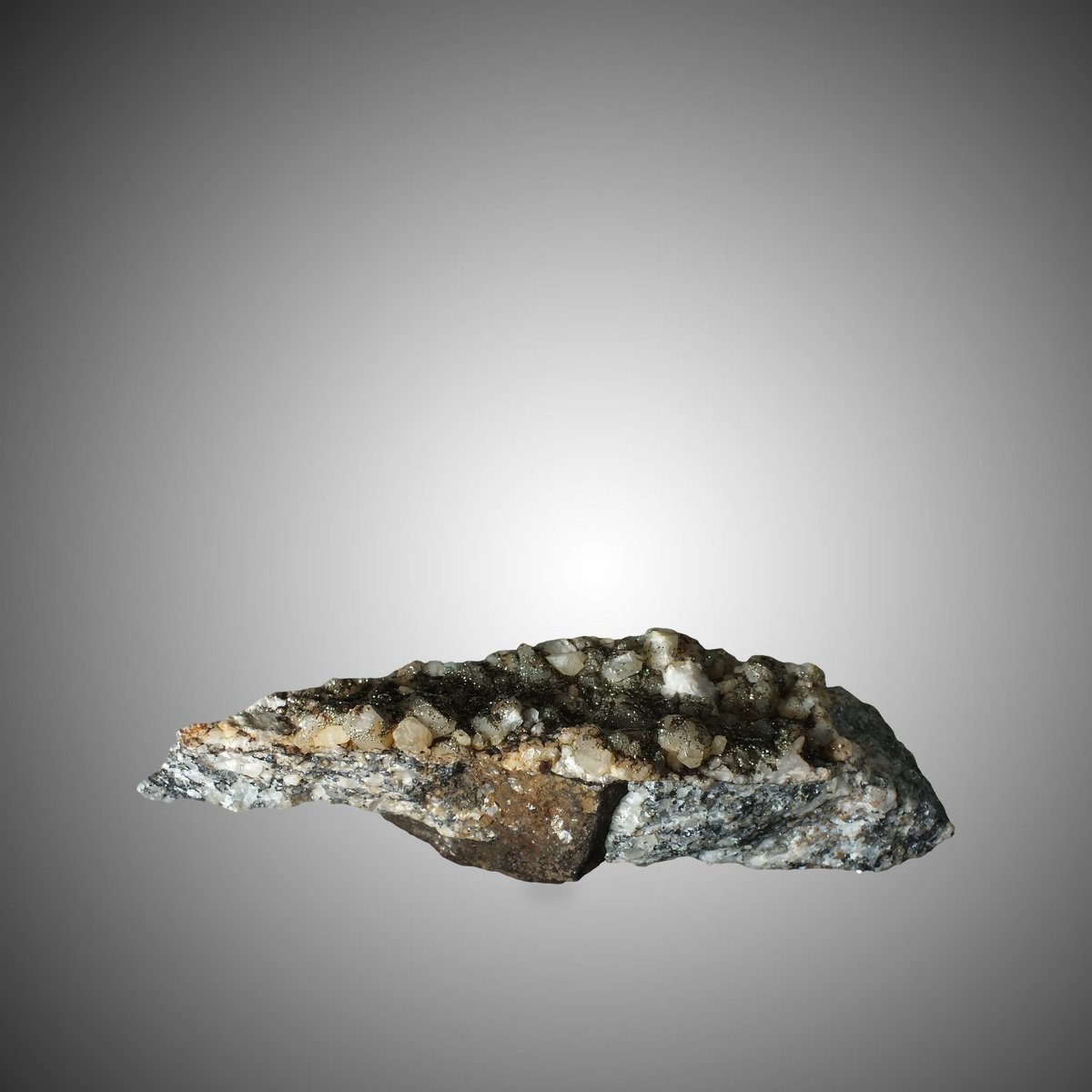 Pyrite on Calcite photo 6