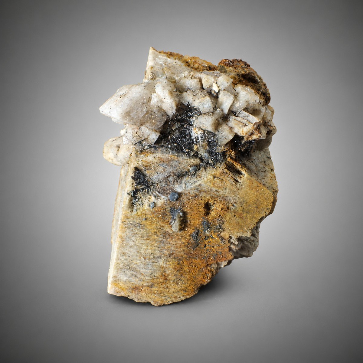 Orthoclase with Albite, Schorl