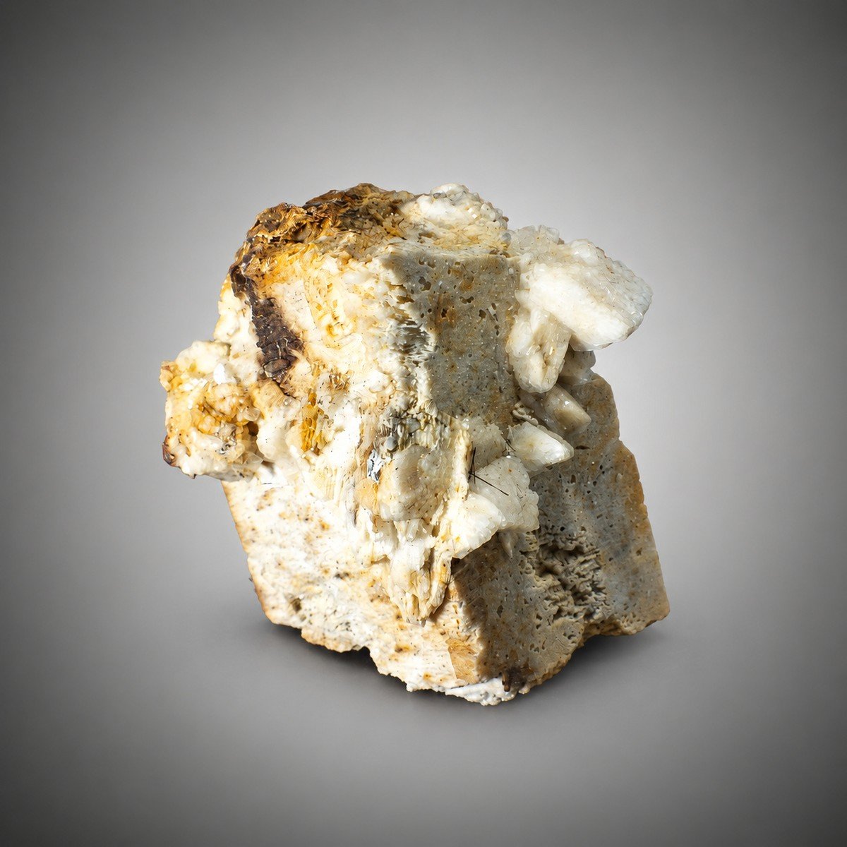 Orthoclase with Albite, Schorl photo 4