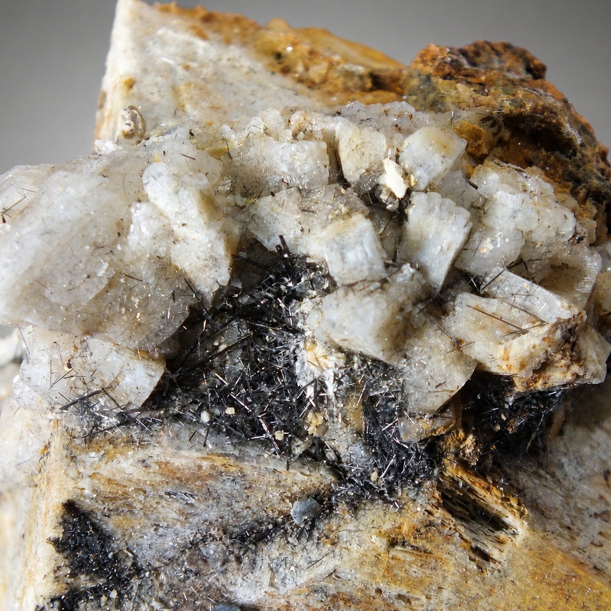 Orthoclase with Albite, Schorl photo 7